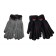 Heat Machine Mens Gents Winter Thermal Brushed Knitted Gloves Grey 2142 Black 1113 - 2.3 tog 