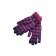 Heat Machine Ladies Womens Thermal Knitted Stripe Gloves 2.3 tog - one size