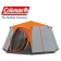 coleman orange octagon 8 tent