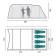 royal leisure welford 4 air tent W526 floor plan