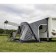sunncamp swift air sc390 awning front up with door open