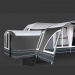 Dorema Onyx 270 Caravan Awning Annex Deluxe XL With Curved Roof 