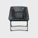 Portal Outdoor House Bilboa Luxury Folding Moon Style Chair Grey PT-CH-BILBAO-NIGHT