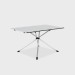 Portal Outdoor Faro 60cmx80cmx50cm High Camping Low Coffee Slat Alu Table PT-TB-FARO