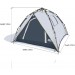 Maypole 2 Berth Auto Tent MP9548