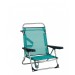 Alco Beach chair aluminium Textilene With handle Folding rear leg Multiposition.607ALF-0030