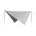 Portal Outdoor Orange/Silver Mesa Tarp Awning 3.5mx3.5m PT-TN-MESA-OR