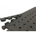 Leisurewize LWACC241 Eva Floor Tiles- 4 Tiles + 8 Edging Strips, 60 x 60 cm, Drainage Mats, Floor Pads, Interlocking Garage Tiles