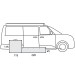 Isabella Campervan Draught skirt Small