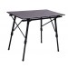 Quest Elite Brenig Slatted Black Table F4006BL