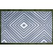 Leisurewize Prisma Outdoor Rug (Grey/White) - 120cm x 180cm (Medium)GW374