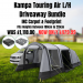 Kampa Touring AIR VW Campervan LH Drive Away inflatable awning bundle deal 9120001234