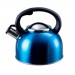 liberty leisure 2.5l whistling kettle blue