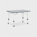 Portal Outdoor Alu Monte Carlo Table 60cmx80cm PT-TB-MONTE-CARLO-80