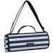 three rivers navy stripe picnic blanket