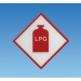 pls self adhesive tufflex lpg Sticker lpg11