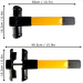 Summit Steering Wheel Lock With T-Bar Design SUM-902
