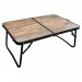 Liberty Arkle Wood Effect Folding Table  Low 60cmx40cmx24cm high LL2503