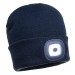 Heat Machine Mens Work Wear Winter Multipurpose Rechargeable LED Beanie Hat 3355