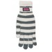 Heat Machine Ladies Womens Thermal Knitted Stripe Gloves 2.3 tog - one size