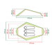 coleman cobra 3 tent 205500 floor plan