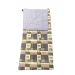 royal leisure green square 'maine' sleeping bag w493 open