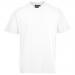Portwest Mens Gents Turin Premium Cotton Plain UPF rated T-Shirt Top WHITE B195