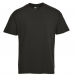 Portwest Mens Gents Turin Premium Cotton Plain UPF rated T-Shirt Top BLACK B195