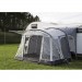 sunncamp swift van 325 sf8045 front right with optional canopy poles