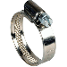 w4 stainless steel size 00 hose clips 37833