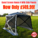    Quest Elite Screen House 120053 Blue COMPLETE WITH A PAIR OF SIDE PANNELS!